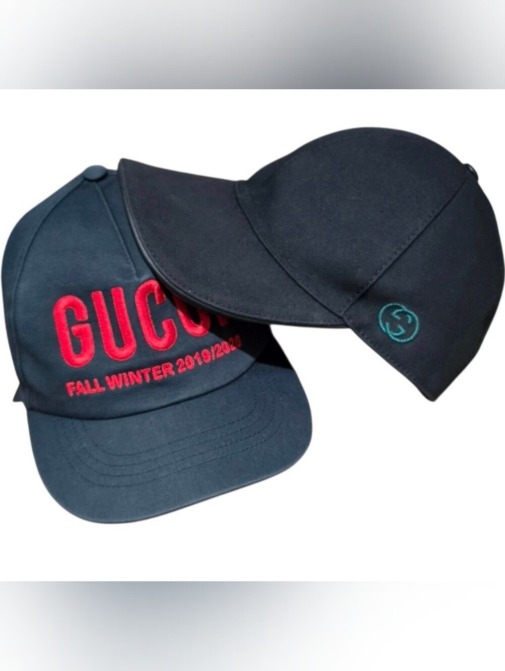 Bundle of 2 Gucci  Baseball Caps  Logo